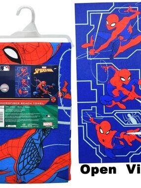 Marvel Spider-Man Beach Towel - Blue & Red